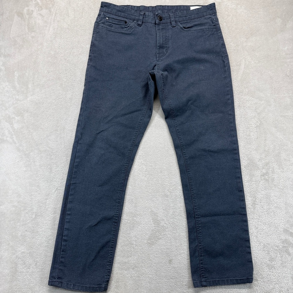 English Laundry Pants Men 32x30 Gray 5-Pocket Stretch Casual Trousers 1365289-06